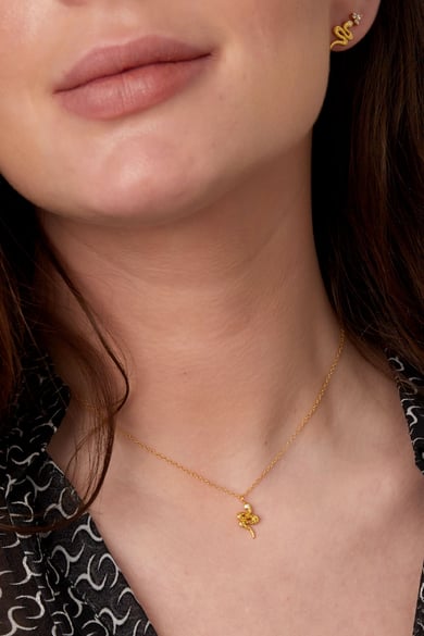 Collier avec pendentif serpent - Argent 925 h5 Image3